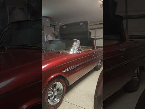 302 powered 1963 Falcon Convertible top operating