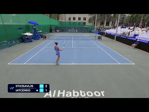 Mika Stojsavljevic [Q] (GBR) vs Polina Iatcenko (RUS) // 6-3 4-6 7-6 // W100 Dubai // Quarter-final