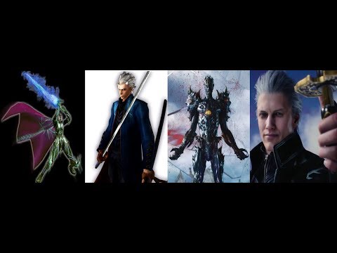 Dante vs Vergil - All Boss Fights ( Devil May Cry 1,3,5- Dante Must Die! Difficulty)
