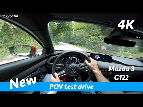 Mazda 3 2019 hatchback - POV test drive in 4K | 2.0 SkyActivG 122 HP