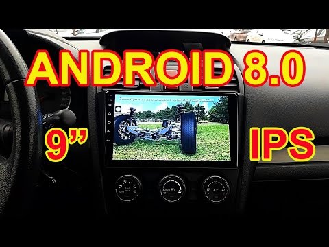 МАГНИТОЛА 2DIN на ANDROID 8, С ДИАГОНАЛЬЮ 9" НА СУБАРУ XV