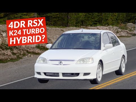 Ultimate Sleeper! This K24 TURBO Civic Hybrid is DAILY DRIVEN