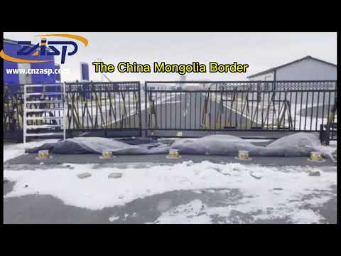 China-Mongolia Border Installation.