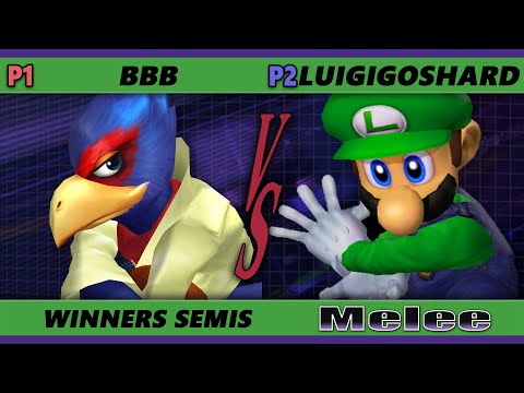 S@X 398 Online Winners Semis - BBB (Falco) Vs. LuigigoShard (Luigi) Smash Melee - SSBM