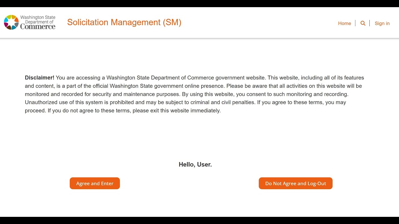 SM Applicant User Login