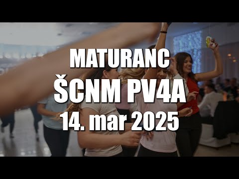 Maturantski Ples ŠCNM PV4A - 14. marec 2025