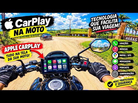 Carplay Auto para moto vale a pena? Fui até o município de Cajueiro Alagoas 