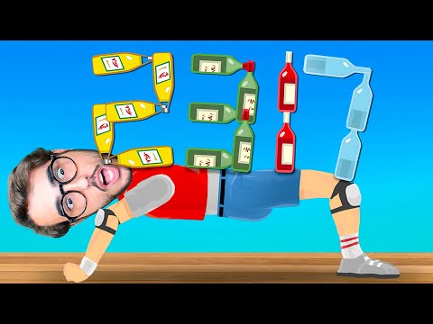HO COMPLETATO LA BOTTLE FLIP ESTREMA AL 100% DI HAPPY WHEELS!