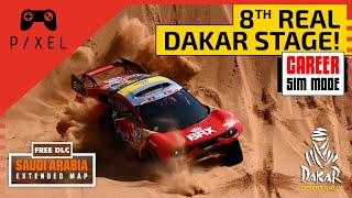 EXTENDED MAP: complete 8th Stage of the DAKAR 2020 (50 minutes) | SIM MODE