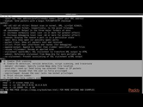 Hands On Network Scanning Nmap for Network Security The Course Overview | packtpub com