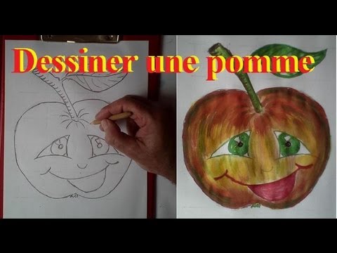 comment colorier une pomme