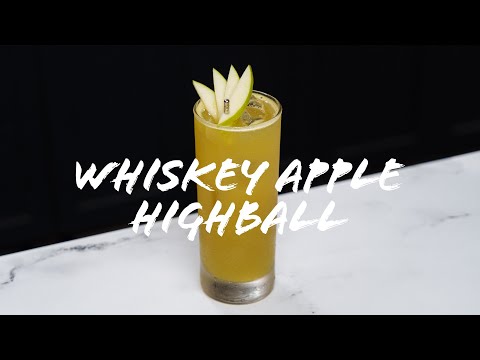 Whiskey Apple Highball