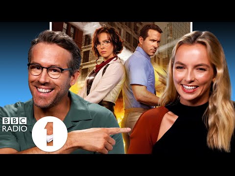 She did 68 accents! Free Guy's Ryan Reynolds and Jodie Comer on singing, Marmite and Taika Waititi