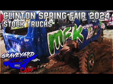 CARNAGE CAM - 2024 Clinton Fair Stock Trucks