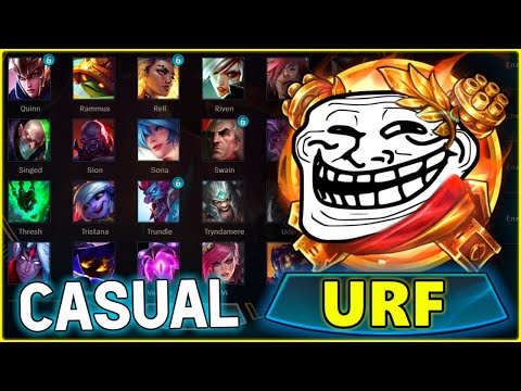 URF Casual LOL FUN Moments 2024 (Pentakill, Nautilus, Renekton, Zed, Jax) #235