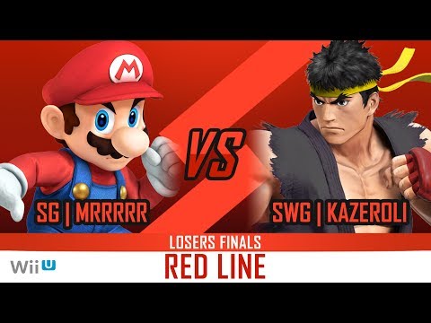 Red Line Smash Week 21 - SG | MRRRR (Mario) Vs. SWG | Kaze (Ryu) Losers Finals.