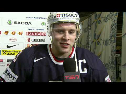 Jack Johnson Discusses 5-0 Victory vs. Finland - 2012 IIHF Ice Hockey World Championship
