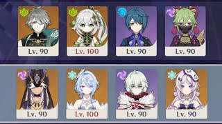 【原神】Ver.7.0 螺旋12層 超開花アルハイゼン＆星電導セノで星9攻略【Genshin Impact】