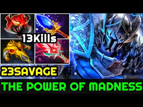 23SAVAGE [Sven] Power of Madness Build Crazy Gameplay 7.24 Dota 2