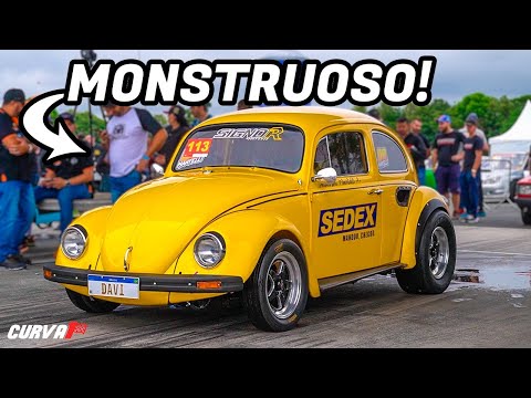 FUSCAS MAIS RÁPIDOS DO BRASIL EMPINANDO NA ARRANCADA!!! 😱