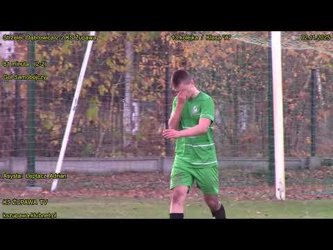 Strzelec Dąbrowica 2-2 KS Żupawa (2-2 Gol Samobójczy) 02.11.2025 / Klasa "A"