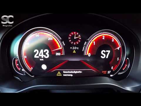0-244 km/h - BMW X3 xDrive30d (2018) | Speedometer Hard Acceleration