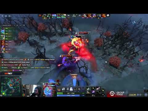 Team Spirit Collapse Mars into YATORO Shadow Fiend COMBO vs Fnatic TI11 The International 2022
