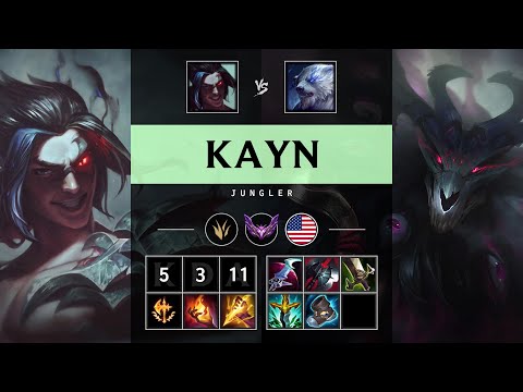Kayn Jungle vs Volibear - NA Master Patch 25.21