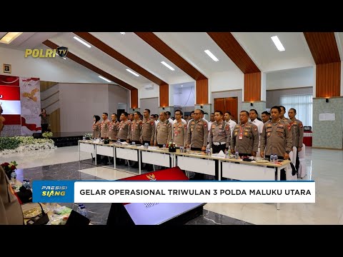 POLDA MALUT GELAR OPERASIONAL TRIWULAN III 2025 KOMITMEN JAGA KAMTIBMAS DI MALUKU UTARA