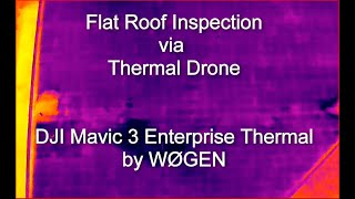 Thermal Inspection of Industrial Flat Roof