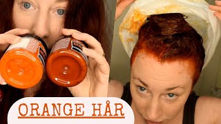 FÄRGAR HÅRET ORANGE- FAIL | Manic panic- Electric lava