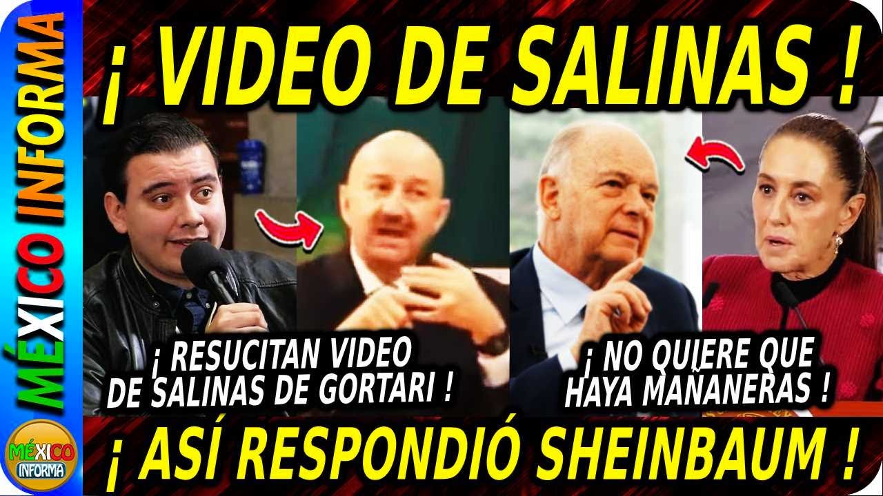 SHEINBAUM PIDE QUE PONGAN VIDEO DE S4L1NAS DE G0RT4R1. MIRA LO QUE PASÓ AL FINAL.