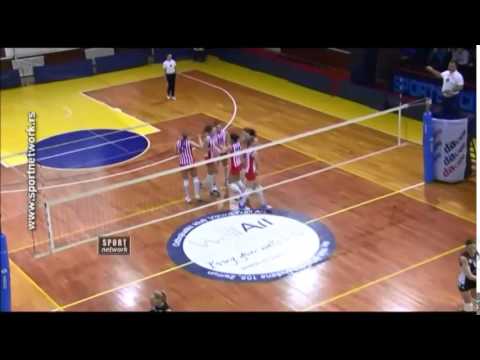 02.04.14 Odbojka, Partizan Vizura - Crvena zvezda 3-1