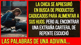 La chica se apresuró en busca de productos caducados. Pero al encontrar una extraña cartera...