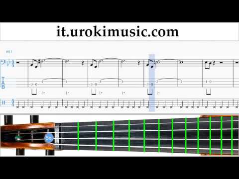 Lezioni di Violoncello Mission Impossible - Theme Tutorial Spartito Parte#2 um-i276