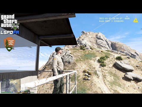 GTA V - LSPDFR 0.4.9🚔 - U.S. National Park Service - Missing Person | Fire Watch Tower - 4K