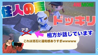 【あつ森/ドッキリ】あつまれ！どうぶつの森の住人の声を相方の声に変えてみたwwww  まさかの結果に、、、wwww　animal crossing  prank on mone