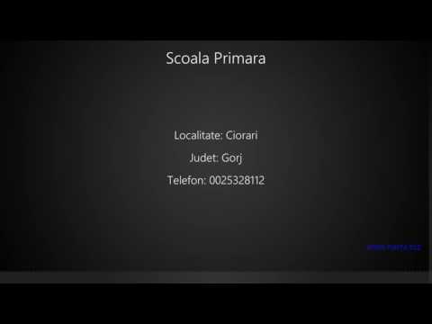 Scoala Primara  Ciorari
