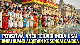 Download lagu KUASA ALLAH ❗ RIBUAN PANDITA HINDU BUANG ALQURAN KE SUNGAI GANGGA, SEKETIKA AIR SURUT MENGERING mp3