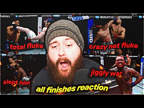 MMA GURU REACTS TO ALL ROYVAL VS KAPE FINISHES !!