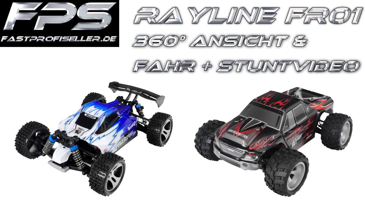 RC auto Funrace Monster Truck, červený