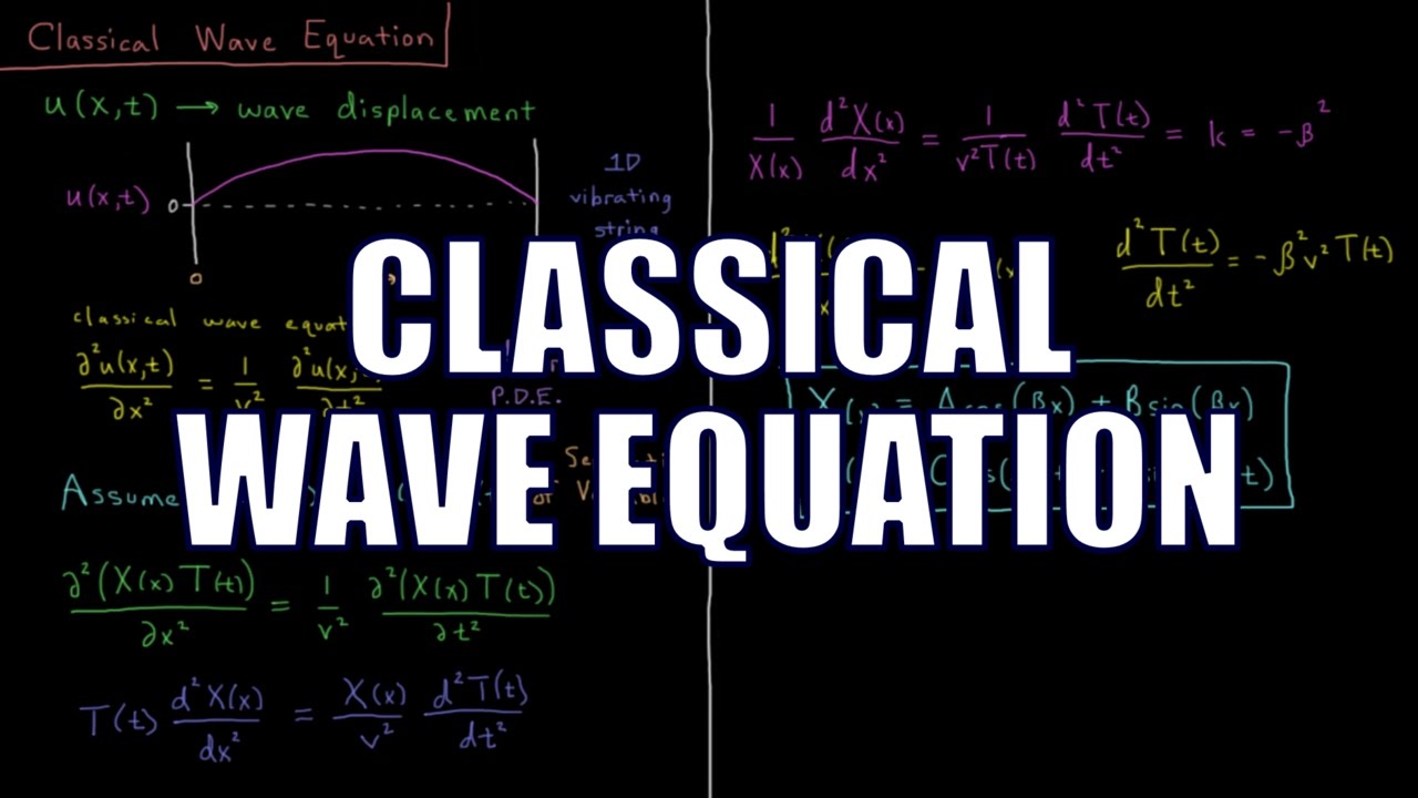 Quantum Chemistry 2.1 - Classical Wave Equation