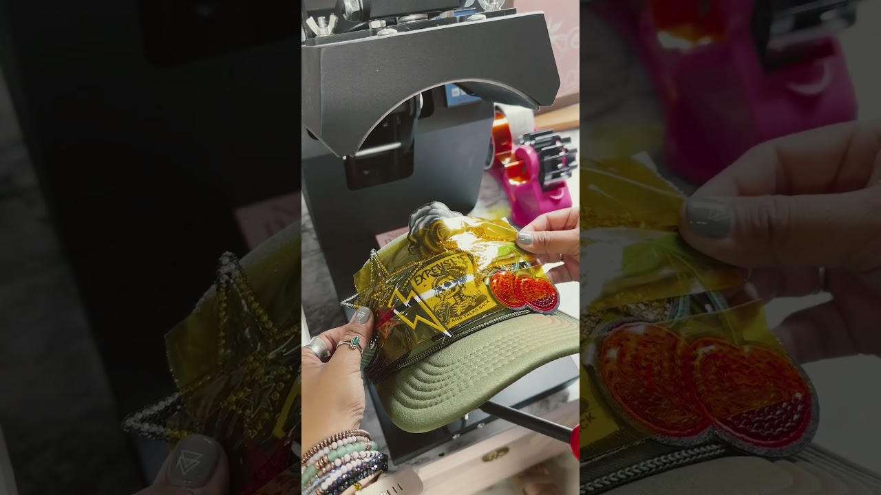 Edgy and Bougie trucker hat DIY hat patches #reels #truckerhat #custom #shortsvideo #texas #fyp