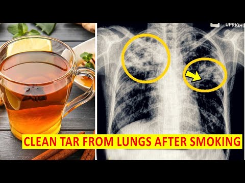 How to clean tar from lungs after smoking - In 3 days...