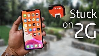 How to Fix iPhone Cellular Data Problem - Stuck on 2G