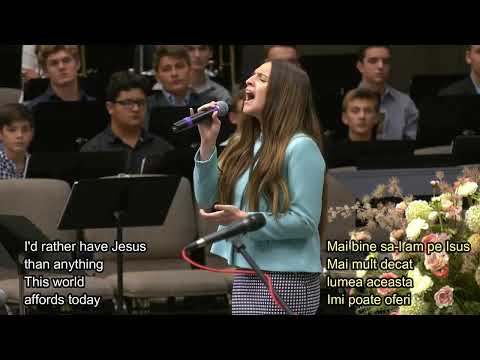 I'd rather have Jesus than silver or gold