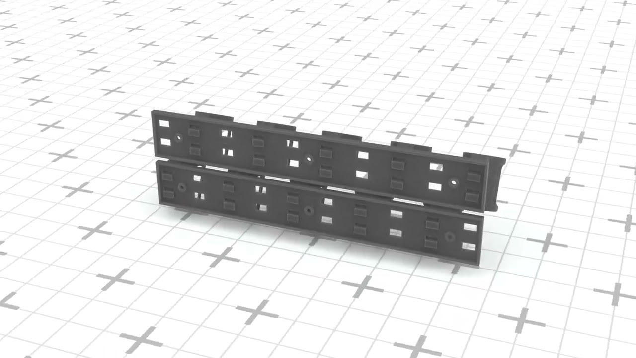 MODULAR WALL-MOUNTED PAINT BOTTLE ORGANIZER 3D Print Model