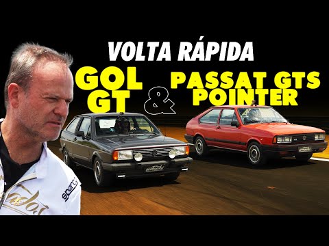 VW Passat GTS Pointer and Gol GT on a fast lap! Rubinho puts the pedal to the metal in 80s sports...