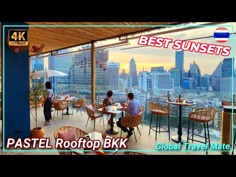 Pastel Rooftop Bar Bangkok 22º andar Aira Hotel Sukhumvit 11 🇹🇭 Tailândia