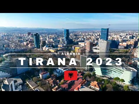 Tirana 2023 - 🇦🇱 #Albania [4K Drone Footage] @MTravelVlog